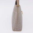Salvatore Ferragamo Gancini Hand Bag Leather Gray Gold Auth BA14490A-5