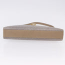 Salvatore Ferragamo Gancini Hand Bag Leather Gray Gold Auth BA14490A-9