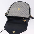 GUCCI Micro GG Supreme Shoulder Bag PVC Navy Gold 007 261 0081 Auth BA14494-15