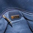GUCCI Micro GG Supreme Shoulder Bag PVC Navy Gold 007 261 0081 Auth BA14494-16