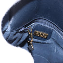 GUCCI Micro GG Supreme Shoulder Bag PVC Navy Gold 007 261 0081 Auth BA14494-20