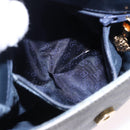 GUCCI Micro GG Supreme Shoulder Bag PVC Navy Gold 007 261 0081 Auth BA14494-21