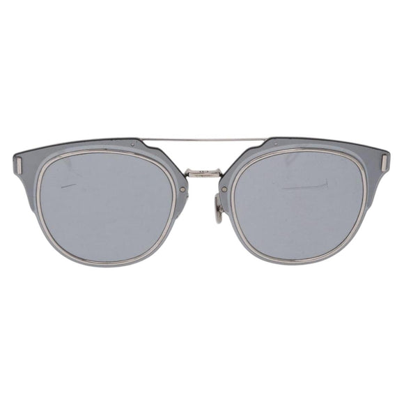 Christian Dior DIOR HOMME Sunglasses metal Silver Auth BA14496