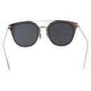 Christian Dior DIOR HOMME Sunglasses metal Silver Auth BA14496-2