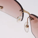 FENDI Sunglasses metal Red Auth BA14498-16