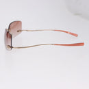 FENDI Sunglasses metal Red Auth BA14498-7