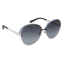 Christian Dior Sunglasses metal Light Blue Black Auth BA14499A-1