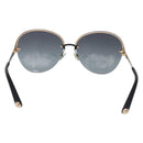 Christian Dior Sunglasses metal Light Blue Black Auth BA14499A-3