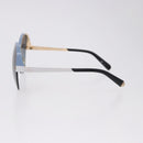 Christian Dior Sunglasses metal Light Blue Black Auth BA14499A-7