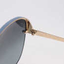 Christian Dior Sunglasses metal Light Blue Black Auth BA14499A-9