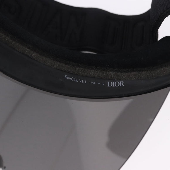 Christian Dior Sun Visor plastic Black Auth BA14500M