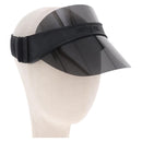 Christian Dior Sun Visor plastic Black Auth BA14500M-1