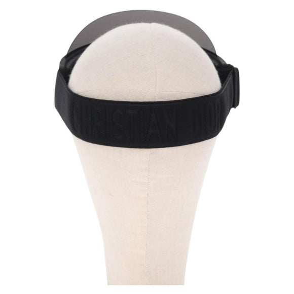 Christian Dior Sun Visor plastic Black Auth BA14500M