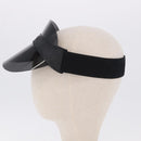 Christian Dior Sun Visor plastic Black Auth BA14500M-4