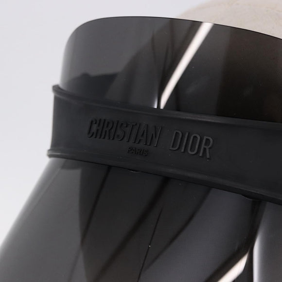 Christian Dior Sun Visor plastic Black Auth BA14500M