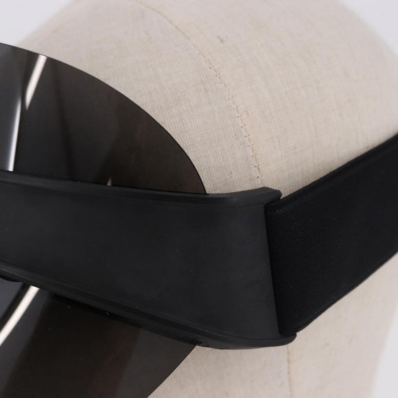 Christian Dior Sun Visor plastic Black Auth BA14500M