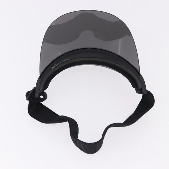 Christian Dior Sun Visor plastic Black Auth BA14500M