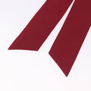 HERMES Shush Hair Tie Silk Knight's Constellation Bordeaux Auth BA14501M-7