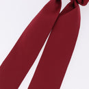 HERMES Shush Hair Tie Silk Knight's Constellation Bordeaux Auth BA14501M-8