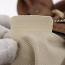 Chloe Paddington Hand Bag Leather Brown Gold Silver Auth BA14503V-11