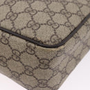 GUCCI GG Supreme Shoulder Bag PVC Beige Gold 233268 Auth BA14504-16
