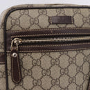 GUCCI GG Supreme Shoulder Bag PVC Beige Gold 233268 Auth BA14504-19