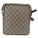 GUCCI GG Supreme Shoulder Bag PVC Beige Gold 233268 Auth BA14504-2