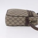 GUCCI GG Supreme Shoulder Bag PVC Beige Gold 233268 Auth BA14504-3