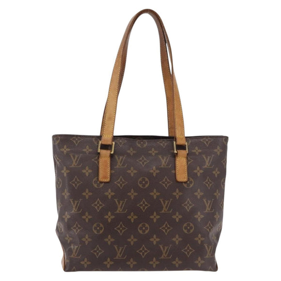 LOUIS VUITTON Monogram Cabas Piano Tote Bag M51148 LV Auth BA14505
