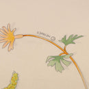 HERMES Carre 90 Scarf Silk White Auth BA14507-14