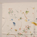 HERMES Carre 90 Scarf Silk White Auth BA14507-2