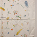 HERMES Carre 90 Scarf Silk White Auth BA14507-8