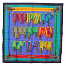 HERMES Carre 90 Scarf Silk Multicolor Auth BA14509M-1