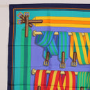HERMES Carre 90 Scarf Silk Multicolor Auth BA14509M-14