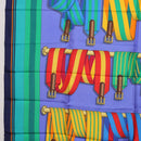 HERMES Carre 90 Scarf Silk Multicolor Auth BA14509M-17