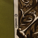 HERMES Carre 90 Scarf Silk Green Auth BA14512M-12
