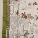 HERMES Carre 90 Scarf Silk Green Auth BA14512M-17