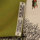 HERMES Carre 90 Scarf Silk Green Auth BA14512M-23