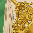 HERMES Carre 90 Scarf ”ETRIERS” Silk Green Auth BA14516-11