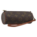 LOUIS VUITTON Monogram Papillon Pouch LV Auth BA14518-1