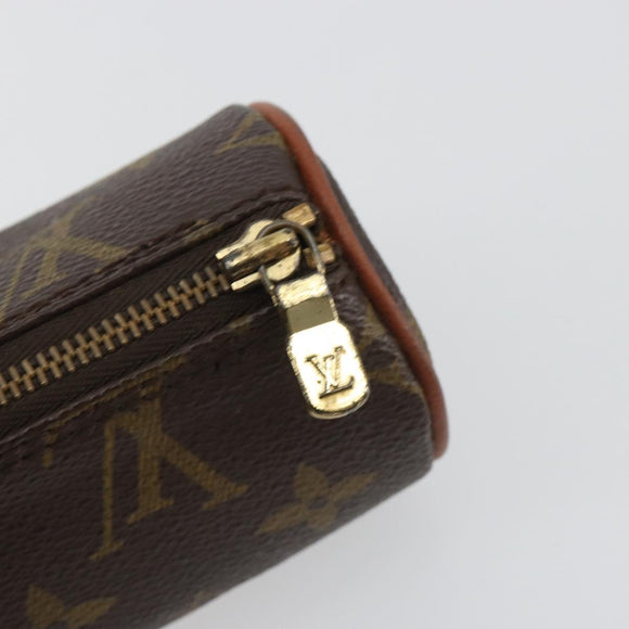 LOUIS VUITTON Monogram Papillon Pouch LV Auth BA14518