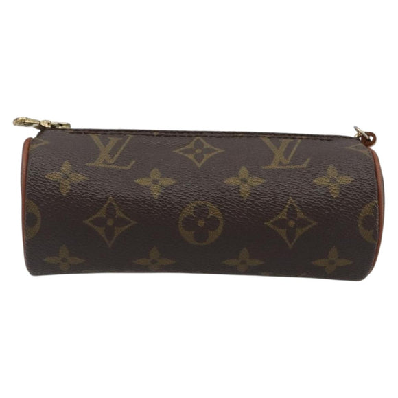 LOUIS VUITTON Monogram Papillon Pouch LV Auth BA14518