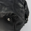 SAINT LAURENT Hand Bag Patent Leather Black Silver 208315 Auth BA14519-12