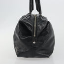 SAINT LAURENT Hand Bag Patent Leather Black Silver 208315 Auth BA14519-5