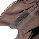 SAINT LAURENT Hand Bag Patent Leather Beige Gold 208315 Auth BA14520-23