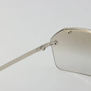 Christian Dior Rimless Sunglasses Metal Champagne Gold Silver Auth BA14522V-13