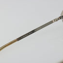 Christian Dior Rimless Sunglasses Metal Champagne Gold Silver Auth BA14522V-14