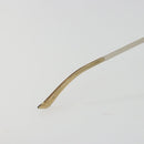 Christian Dior Rimless Sunglasses Metal Champagne Gold Silver Auth BA14522V-15