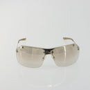 Christian Dior Rimless Sunglasses Metal Champagne Gold Silver Auth BA14522V-2