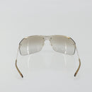 Christian Dior Rimless Sunglasses Metal Champagne Gold Silver Auth BA14522V-3